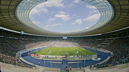 Das Berliner Olympiastadion – im Oktober 2022 nicht nur Ort eines Fußballspiels, sondern auch eines Gewaltvorfalls.