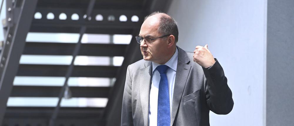 Auch im heimischen Bayern weiter aktiv: Christian Schmidt auf einer Pressekonferenz im Anschluss an die Vorstandssitzung des CSU-Präsidiums in München am Montag.