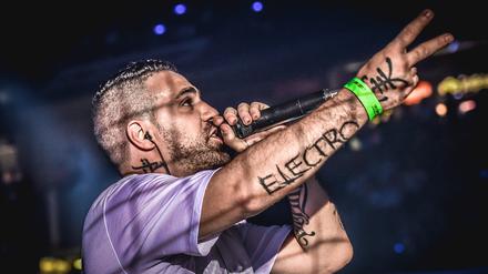 Der Rapper Bushido, bürgerlich Anis Mohamed Youssef Ferchichi. 