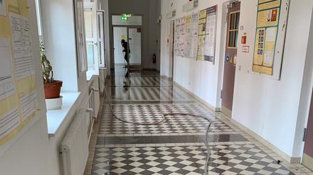 An der TU Berlin stand das Wasser auf den Fluren des Chemiegebäudes.