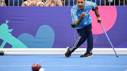 Bocciaspieler aus dem Irak