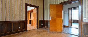 Räume im ehemalige Generalshotel. Die alte Villa auf dem Gelände des BER wurde zwischen 1947 und 1950 erbaut und diente einst als Empfangsgebäude für Repräsentanten der Sowjetunion und Staatsgäste der DDR.