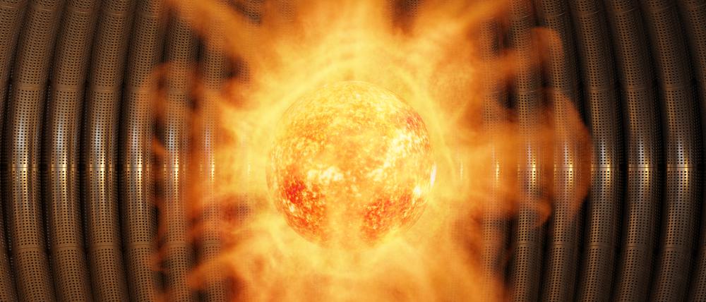 In Fusionsreaktoren sollen Wasserstoffatome verschmolzen und die dabei frei werdende Energie abgeleitet werden.