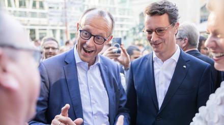 Zwei von der Zankstelle:  Friedrich Merz und Hendrik Wüst
