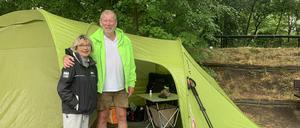 Campingplatzgäste auf dem Campingplatz in Spandau Credit: Joana Nietfeld