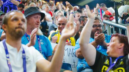 Fans bei den Weltspielen von Special Olympics