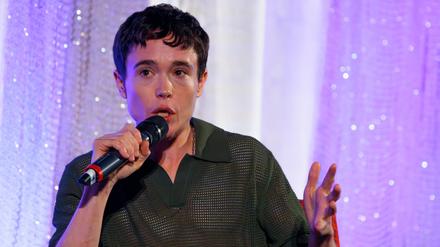 Elliot Page, Schauspieler und Autor, bei einem Gespräch vor der Lesung aus seinem autobiografischem Buch Pageboy.