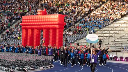 Berlin zeigte sich von seiner besten Seite. Schon bei der Eröffnungsfeier im  Olympiastadion.