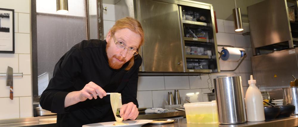 Gemüse-Pionier. Sternekoch Stephan Hentschel.