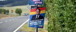 Plakate in Sonneberg