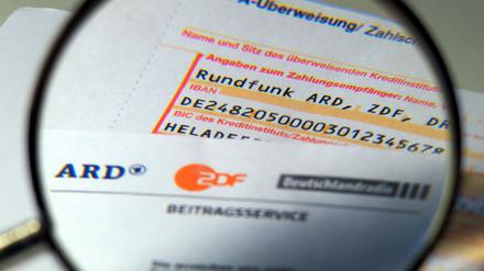 Wird schon mal ignoriert: der Rundfunkbeitrag.