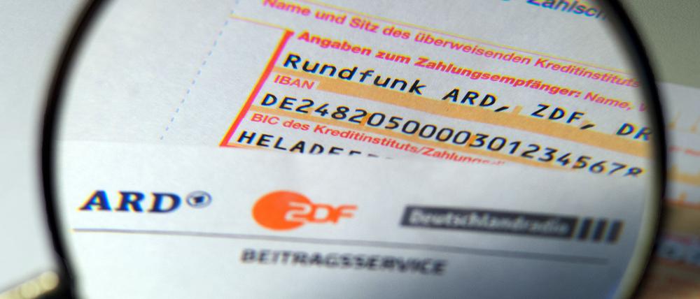 Wird schon mal ignoriert: der Rundfunkbeitrag.