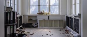 Tolia Astakhishvili, The First Finger (wintergarden), 2023, Installationsansicht Haus am Waldsee, 2023, Courtesy die Künstlerin und LC Queisser, Tbilisi, Foto: Frank Sperling