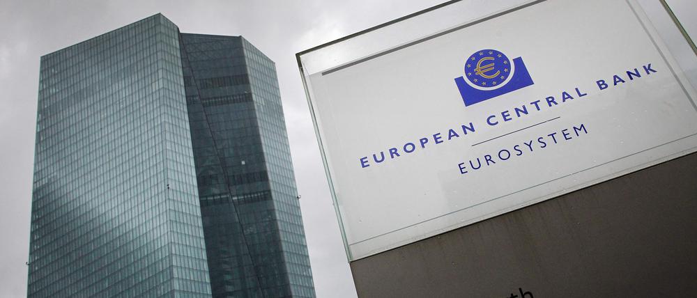 Hat die Zinsen deutlich erhöht: die Europäische Zentralbank.