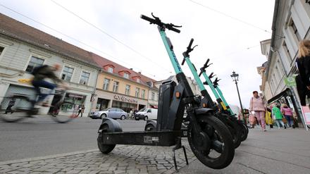 Elektroroller, E-Scooter, Innenstadt Potsdam