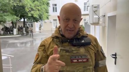 Prigoschin droht mit einem Marsch auf Moskau.