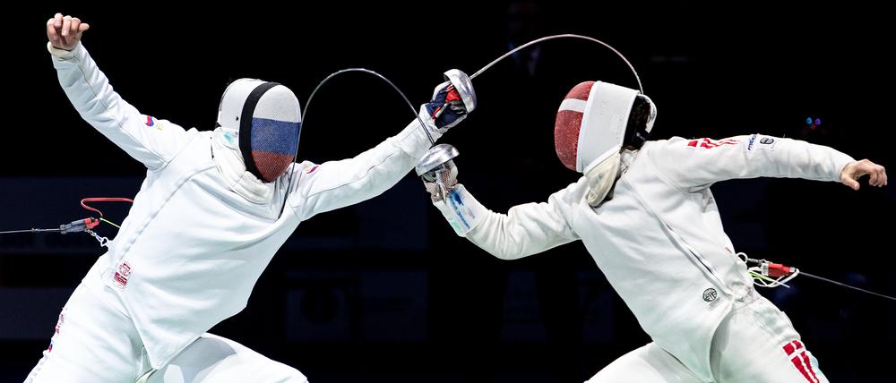 Russischer Fechter dürfen auf absehbare Zeit nicht starten.