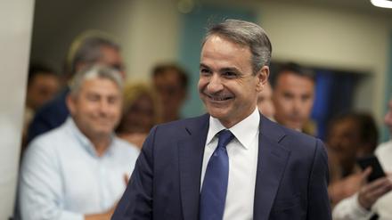 Kyriakos Mitsotakis, Vorsitzender der konservativen Partei Nea Dimokratia (ND).