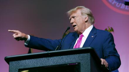 Donald Trump im Wahlkampf.