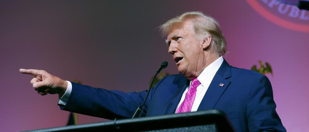 Donald Trump im Wahlkampf.