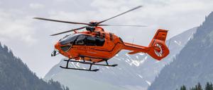 Ein Rettungshubschrauber in Oberstdorf (Symbolbild)