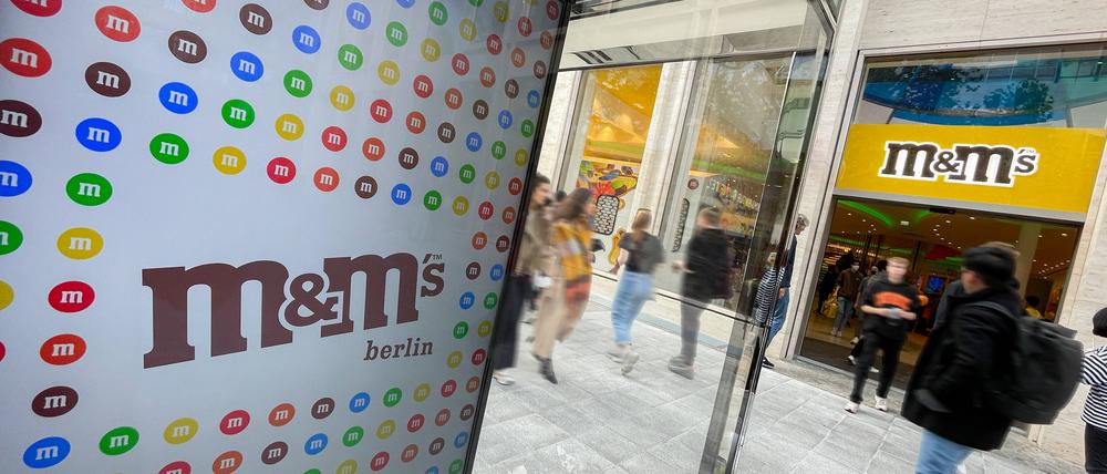 Candy-Disney in Berlin. Der M&M Store bietet auf 3000 Qudratmetern US-Shoppingkultur pur.