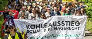 Demokratisch sind auch die Proteste gegen den Kohleabbau in der Lausitz.