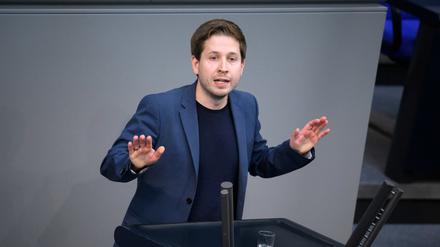 Kevin Kühnert (SPD) im Bundestag (Archivbild)