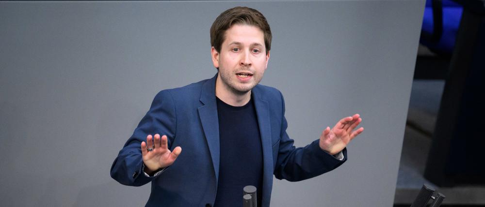 Kevin Kühnert (SPD) im Bundestag (Archivbild)