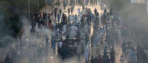 Gegen die Menschen, die wie hier im Mai protestierten, zieht das pakistanische Militär nun vor Gericht. 