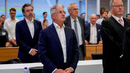 Rupert Stadler am Dienstag im Landgericht München. 