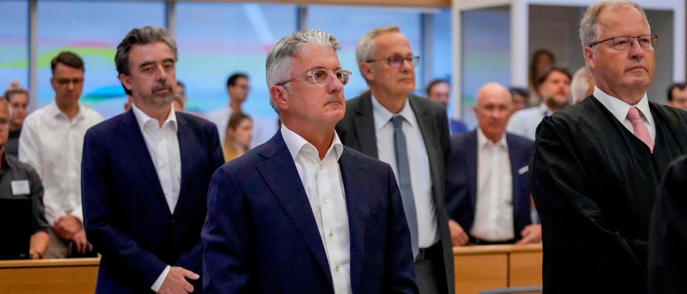 Rupert Stadler am Dienstag im Landgericht München. 