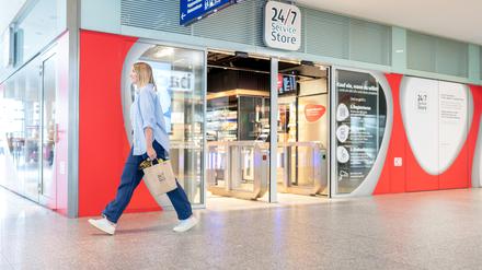 Der neue Rund-um-die-Uhr-Bahnshop am Ostbahnhof.