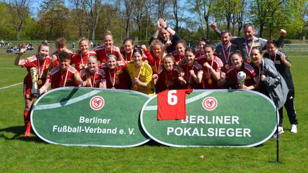 Meisterschaft und Pokalsieg, aber kein Aufstieg: Das war die Saison der Fußballerinnen des 1. FC Union II.
