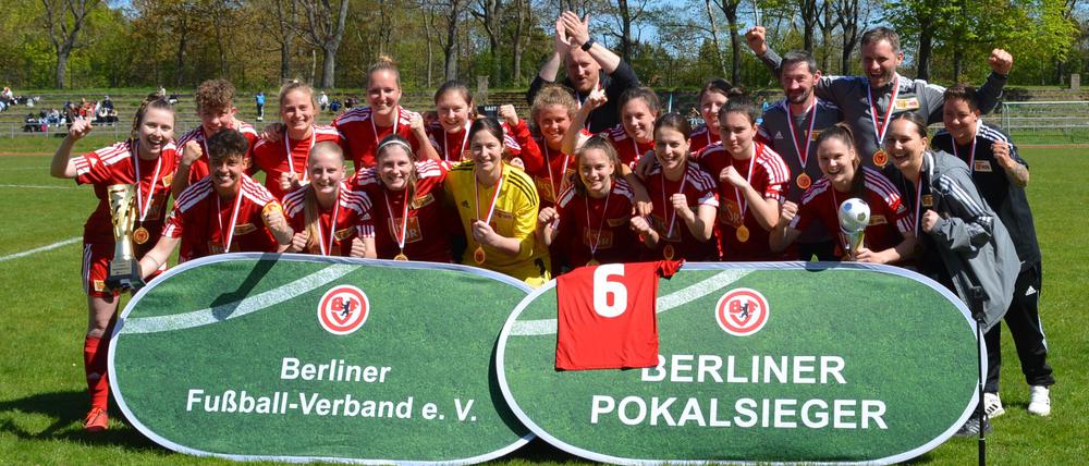 Meisterschaft und Pokalsieg, aber kein Aufstieg: Das war die Saison der Fußballerinnen des 1. FC Union II.