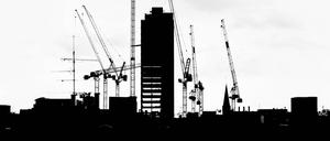 16.06.2023,Berlin,Deutschland,Kudamm-Karree-Hochhaus - Baustelle - Seit 2018 wird das Bauensemble grundlegend saniert und soll zukünftig den Namen Fürst tragen. *** 16 06 2023,Berlin,Germany,Kudamm Karree high-rise building construction site Since 2018, the building ensemble has been undergoing fundamental renovation and will bear the name Fürst in the future