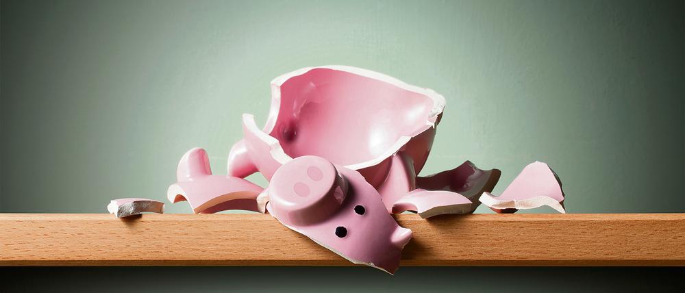 Trotz gestiegener Zinsen ist das Ersparte bei der heutigen Inflation schnell aufgebraucht.