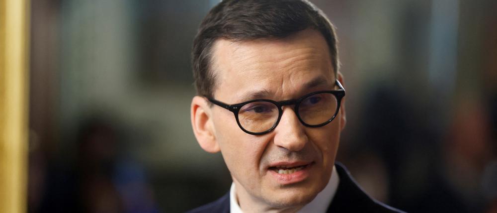 Polens Regierungschef Mateusz Morawiecki.