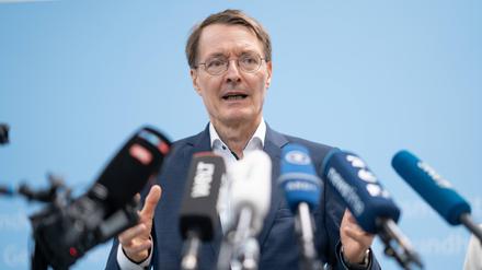Karl Lauterbach, Bundesgesundheitsminister der SPD.