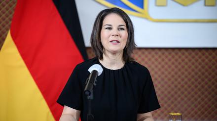 Annalena Baerbock (Bündnis 90/Die Grünen), Außenministerin.