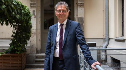 Christian Gaebler (SPD), fotografiert am 29.06.2023 im Hof des AGHs,  ist ein deutscher Politiker. Er ist seit April 2023 Senator für Stadtentwicklung, Bauen und Wohnen des Landes Berlin im Senat Wegner.