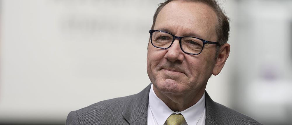Kevin Spacey, Schauspieler aus den USA, kommt am Southwark Crown Court in London an.