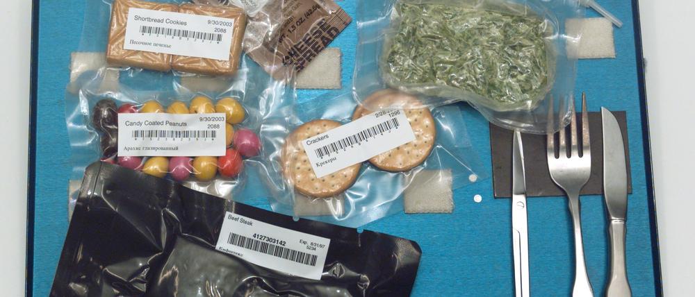 Mahlzeit für Astronauten bei der Nasa.
