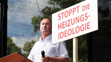 Scheut keine harten Worte: Hubert Aiwanger.
