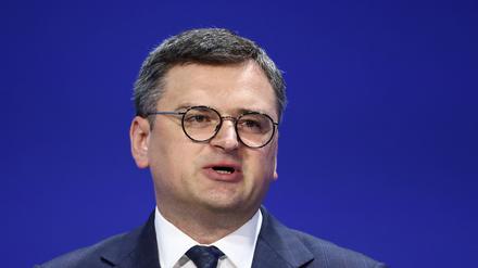 Der ukrainische Außenminister Dmytro Kuleba setzt sich für einen Nato-Beitritt der Ukraine nach Ende des Krieges ein. 