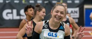 Schon gut in Form. Gina Lückenkemper vom SCC Berlin.