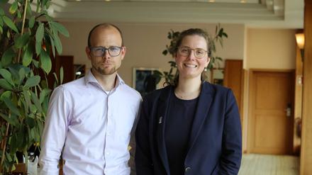 Marcel Schulz und Alma Kleen, die neue Doppelspitze der Potsdamer SPD.