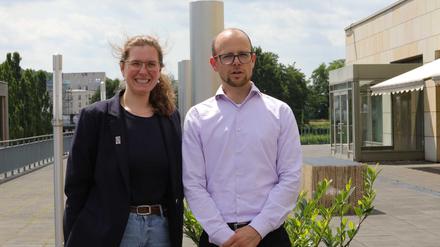 Marcel Schulz und Alma Kleen, die neue Doppelspitze der Potsdamer SPD.
