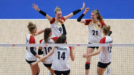 Jubel über den Einzug in die Finalrunde in den USA.
