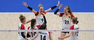 Jubel über den Einzug in die Finalrunde in den USA.